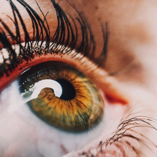 human eye close-up photography